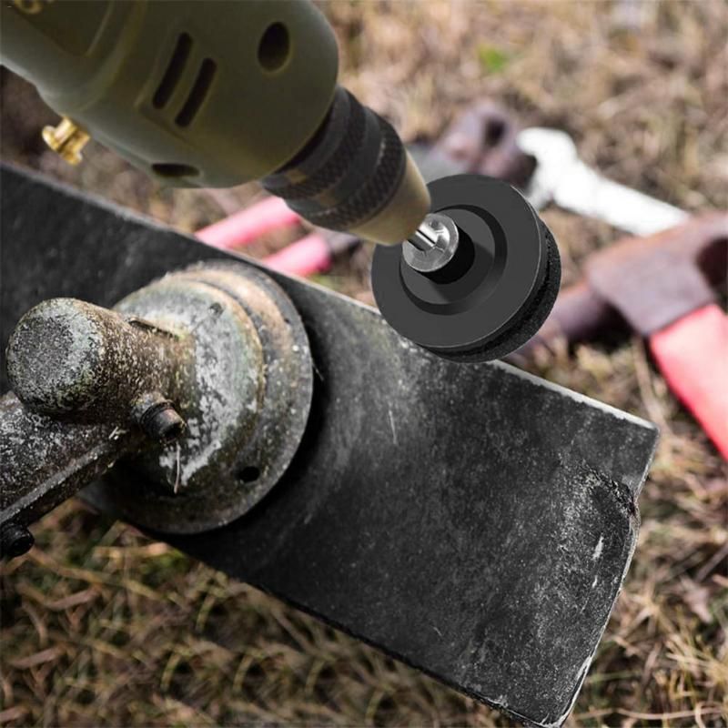 Grinding Drill Sharpener Lawnmower Faster Rotary Drill Blade Sharpener Grinding Tool Garden Lawn Mower Parts, 5pcs โ image 3