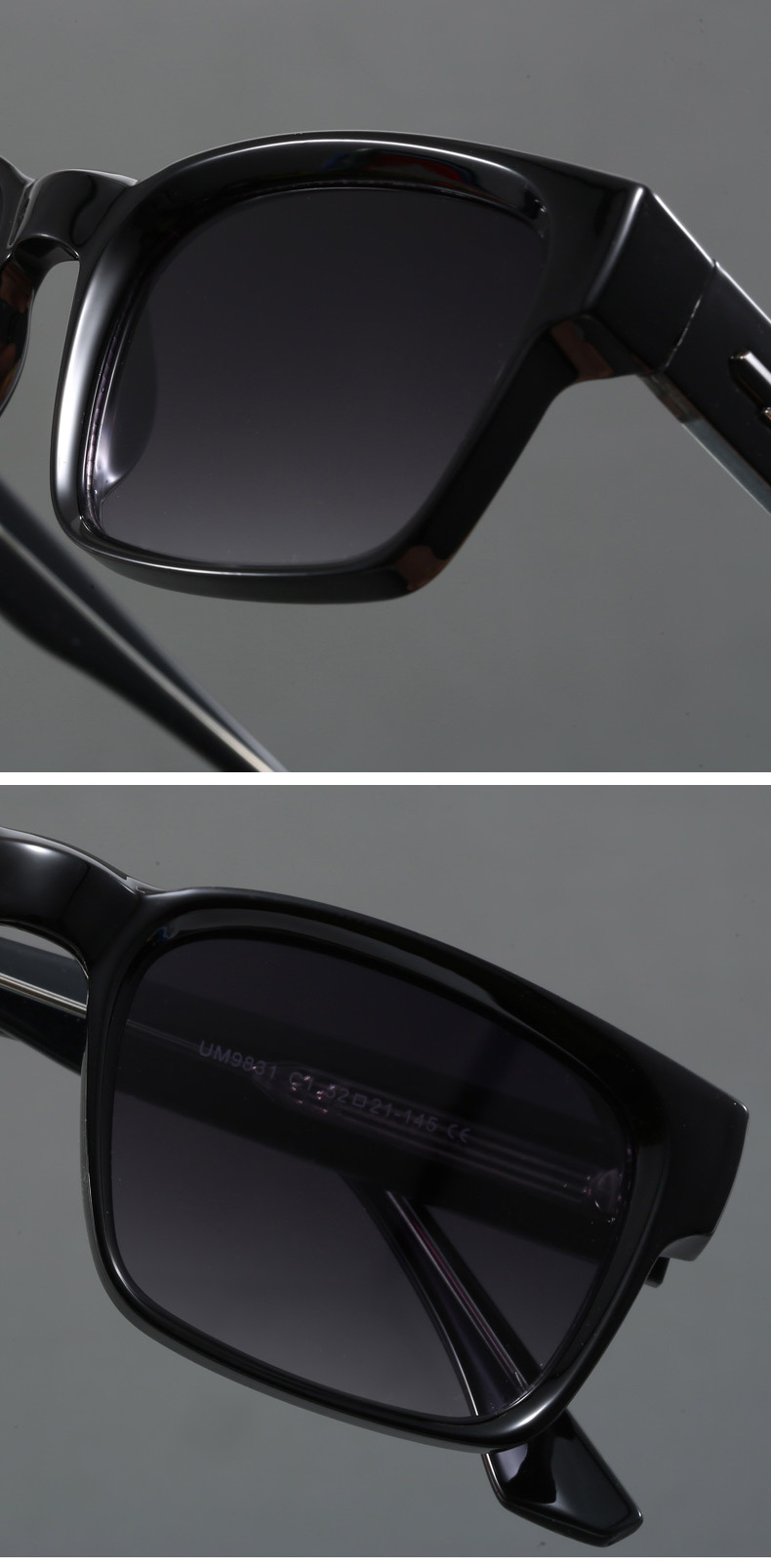 Black Trendy Oversized Lightweight Blue Light Blocking Sunglasses for Men - Anti-Fog, Photochromic, and UV Protection — image 3