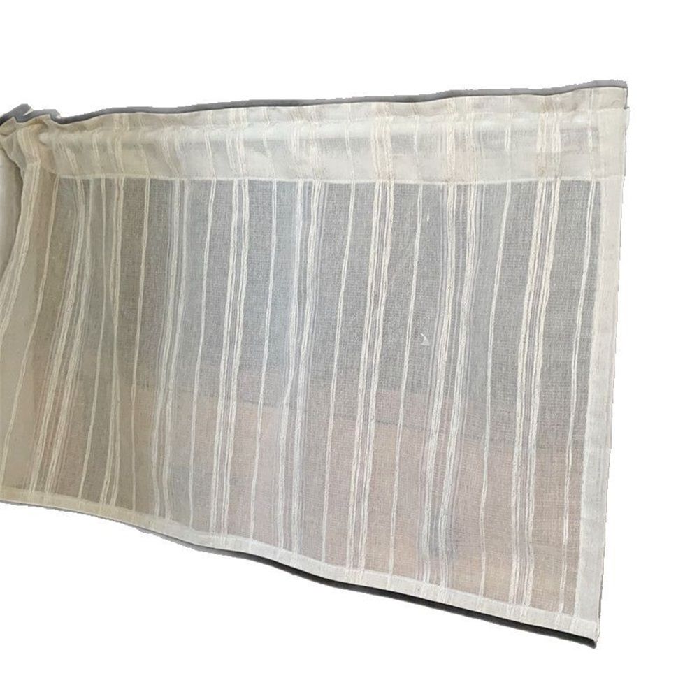 Cabinet Curtains Sink Skirt for Bathroom Kitchen Brown Stripes Cabinet Curtains for Classroom Home Farmhouse Rustic Drape Under Desk Privacy Drape for Laundry