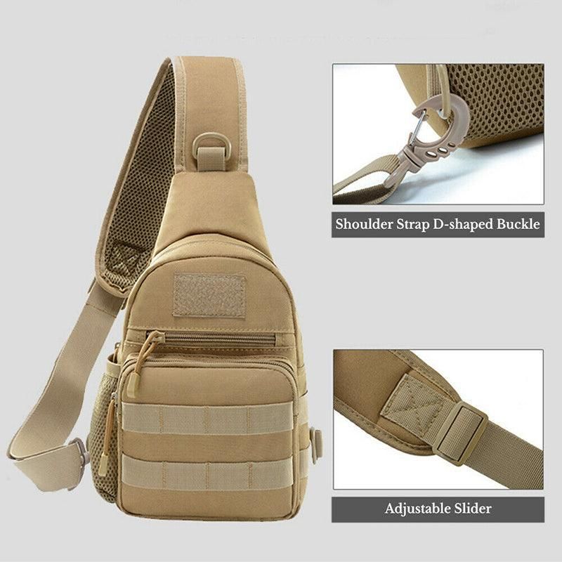 Man Shoulder Backpack Chest Bag Small Sling Cross Body Satchel Bag Outdoor - Camouflage — image 5