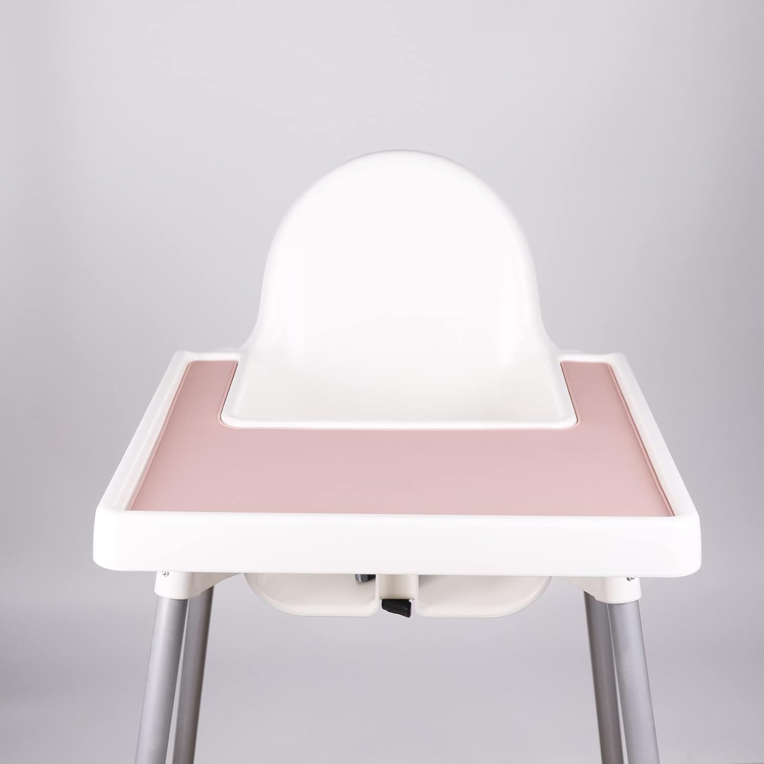 High Chair Placemat, Long Lasting High Chair Placemat Silicone, 2-Piece Set, Can Be Used Interchangeably, Suitable for IKEA Antilop Highchai, for Toddlers and โ image 2