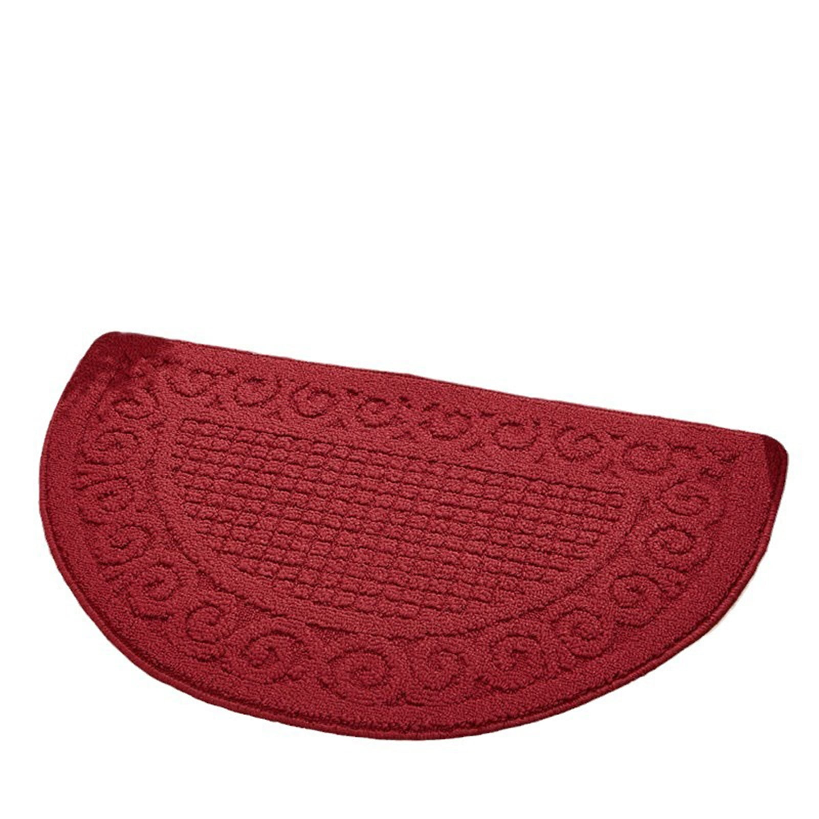 1pcs Doormat Semi-Circle Shape Anti-slip Absorbs Moisture And Dirt Wear-resistant Indoor Entrance Door Mat Living Room Kitchen Bathroom Entryway Carpet Purple โ image 2