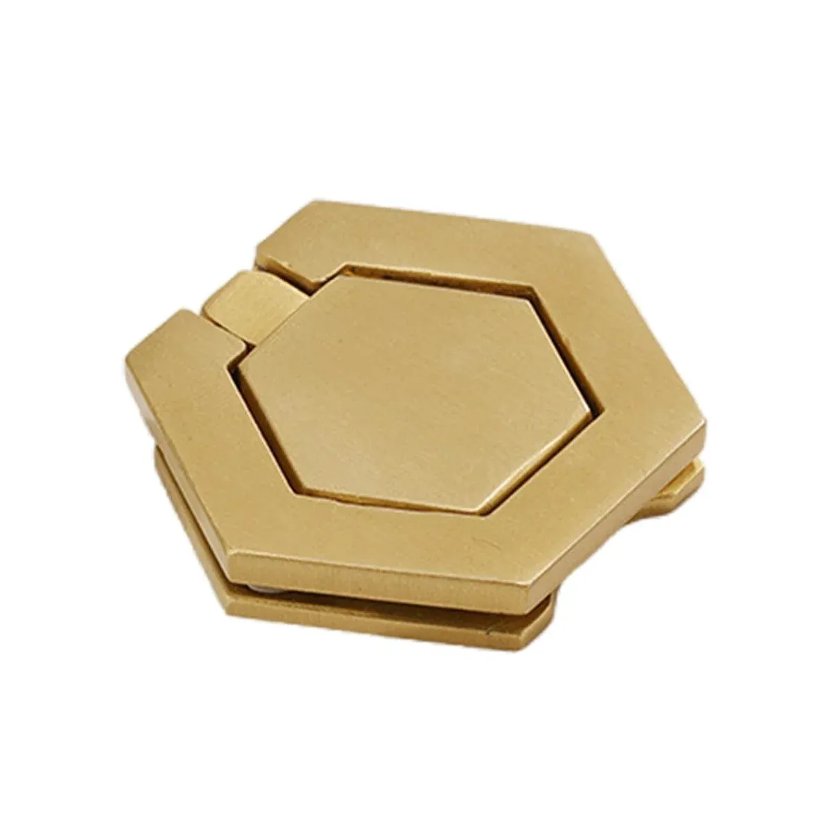 Modern Cabinet Door Handle Single Hole 6 Sided Pull Handle for Drawer Closet — image 2
