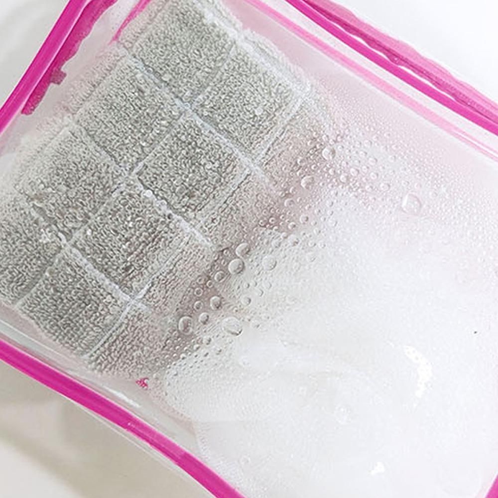 4pcs Durable PVC Cosmetic Bags Easy to Clean Multiple Sizes and Colours 9 Shades - 4pcs-Banana โ image 6