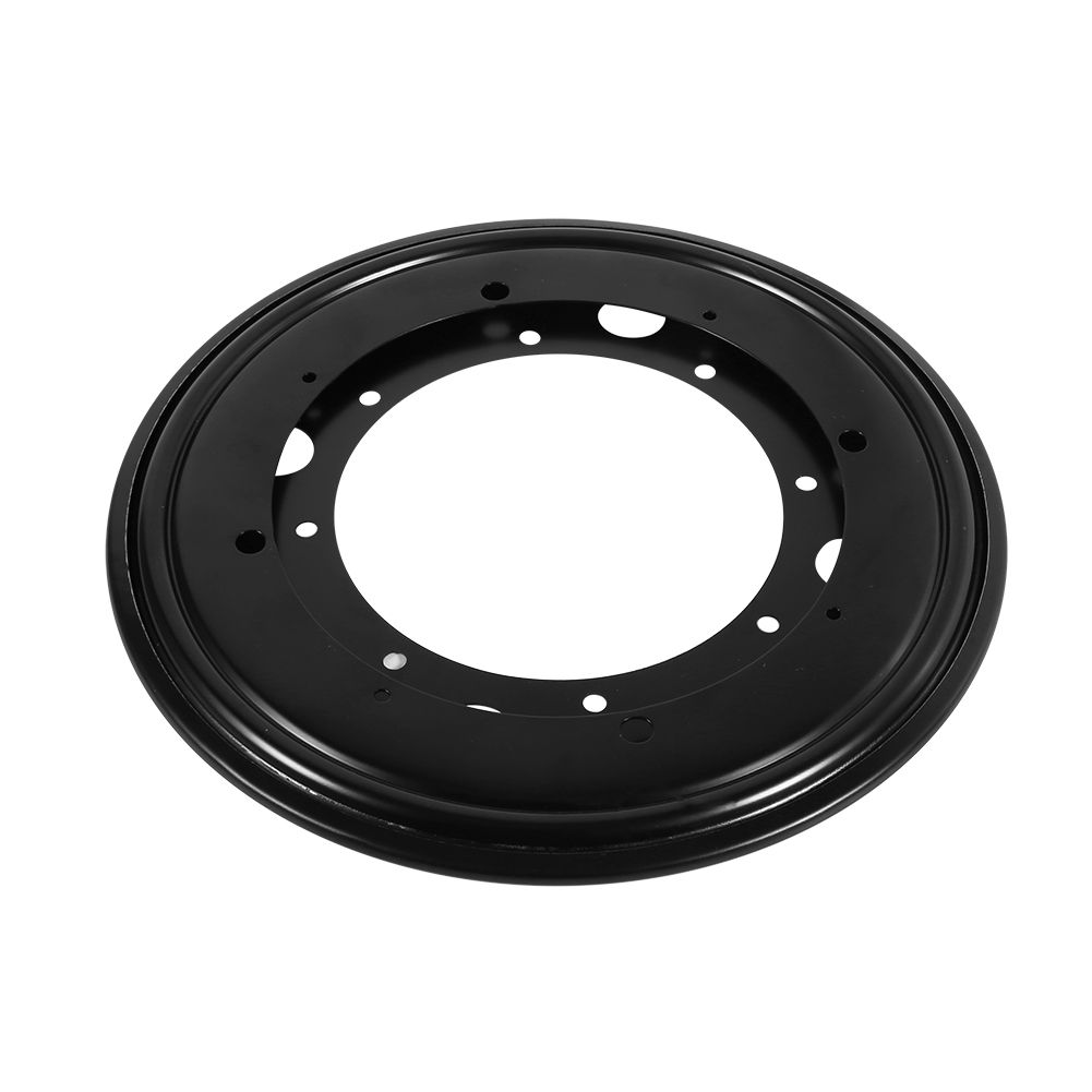 Heavy Duty Round Galvanized Lazy Susan Turntable Bearing Rotating Swivel Plate (9" Black) — image 3