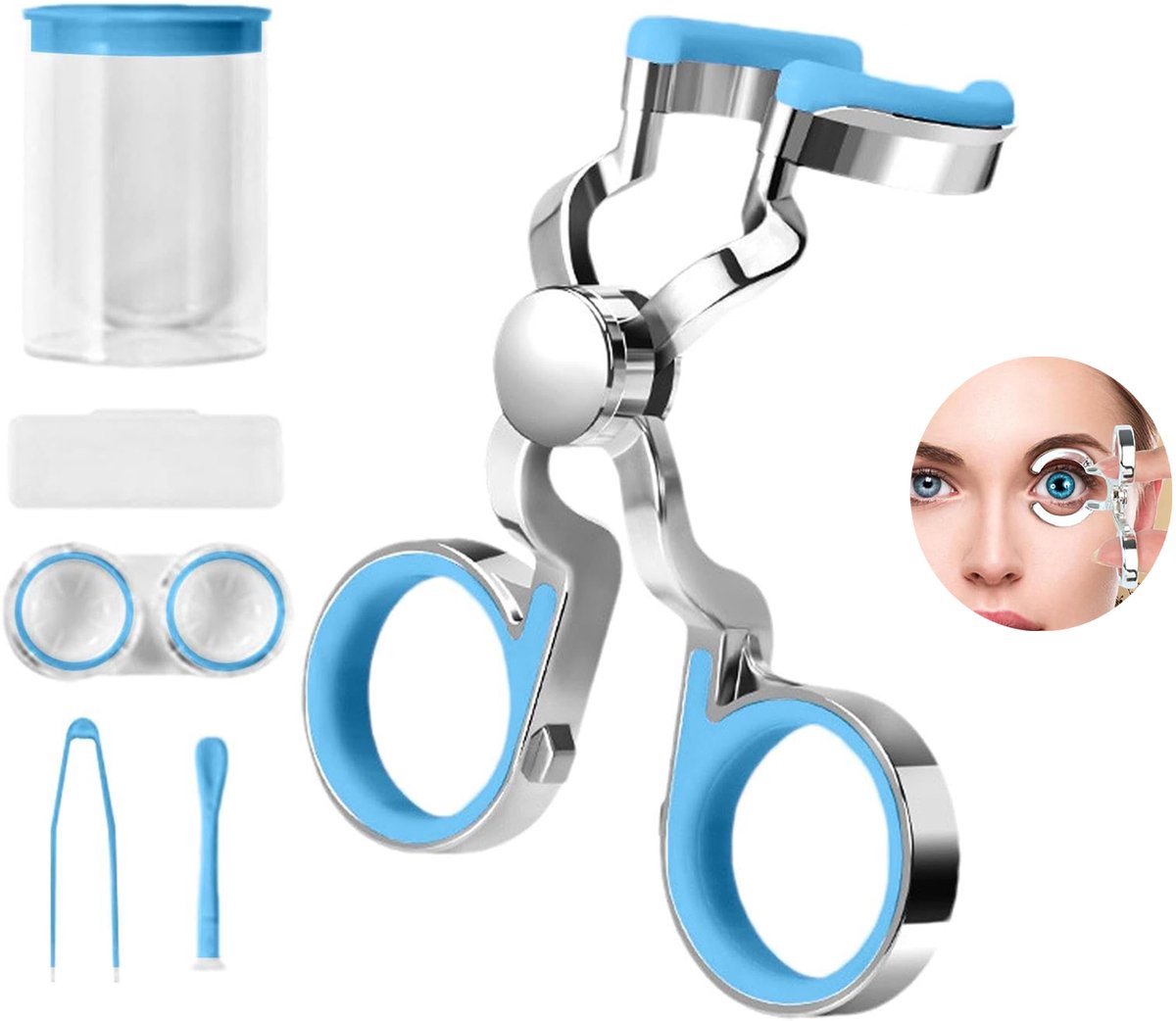 Contact Lens Wearing Aids - Eyelid Wear Aid - Lens Suction Cup - Contact Lens Holder - Contact Lens Eyelid Tensioner - Lens Suction Cup - Contact Lens Holder — image 4