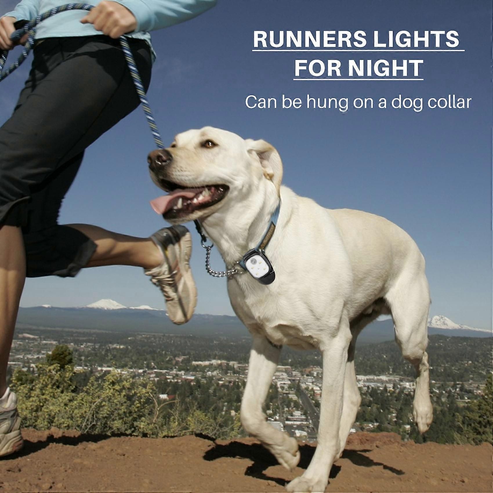 USB Rechargeable Clip-On Running Light 4 Modes LED Safety Light Reflective Night Light for Running Cycling Camping — image 5