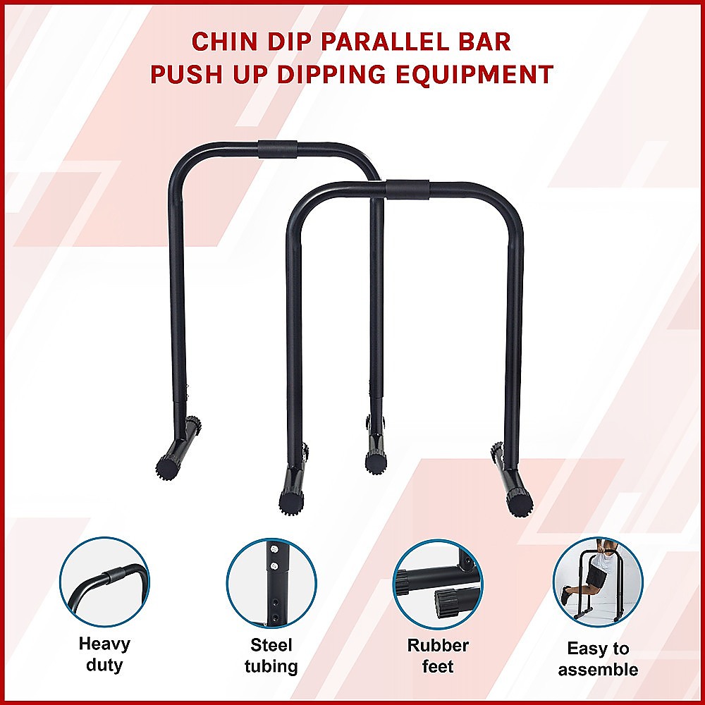 Chin Dip Parallel Bar Push Up Dipping Equipment โ image 4
