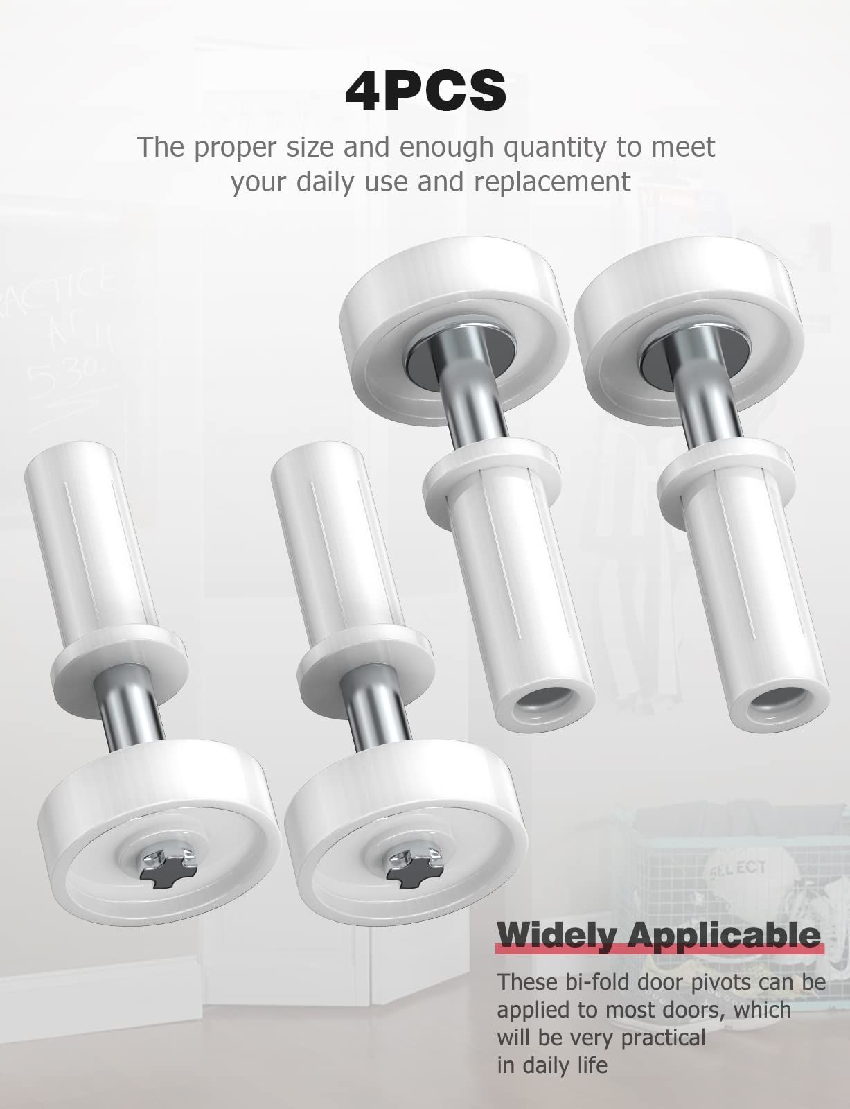 Bifold Door Hardware, Bifold Closet Door Hardware Repair Part Bi-Fold Door Top Guide Wheel — image 3
