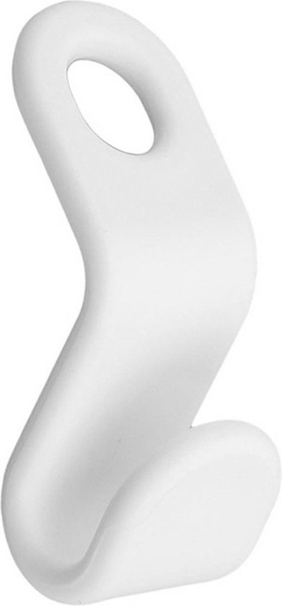 Clothes Hanger Hooks | Clothes Hanger Hook | Clothes Hook for | Coat Rack Hook | White | 5 Pieces — image 2