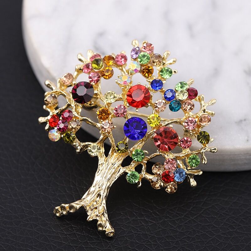 "Everlasting Growth" Tree Crystal Brooch: Carving Eternal Life with Sparkling Branches, Infusing Daily Wear with the Poetic Guarding Power of Nature — image 5