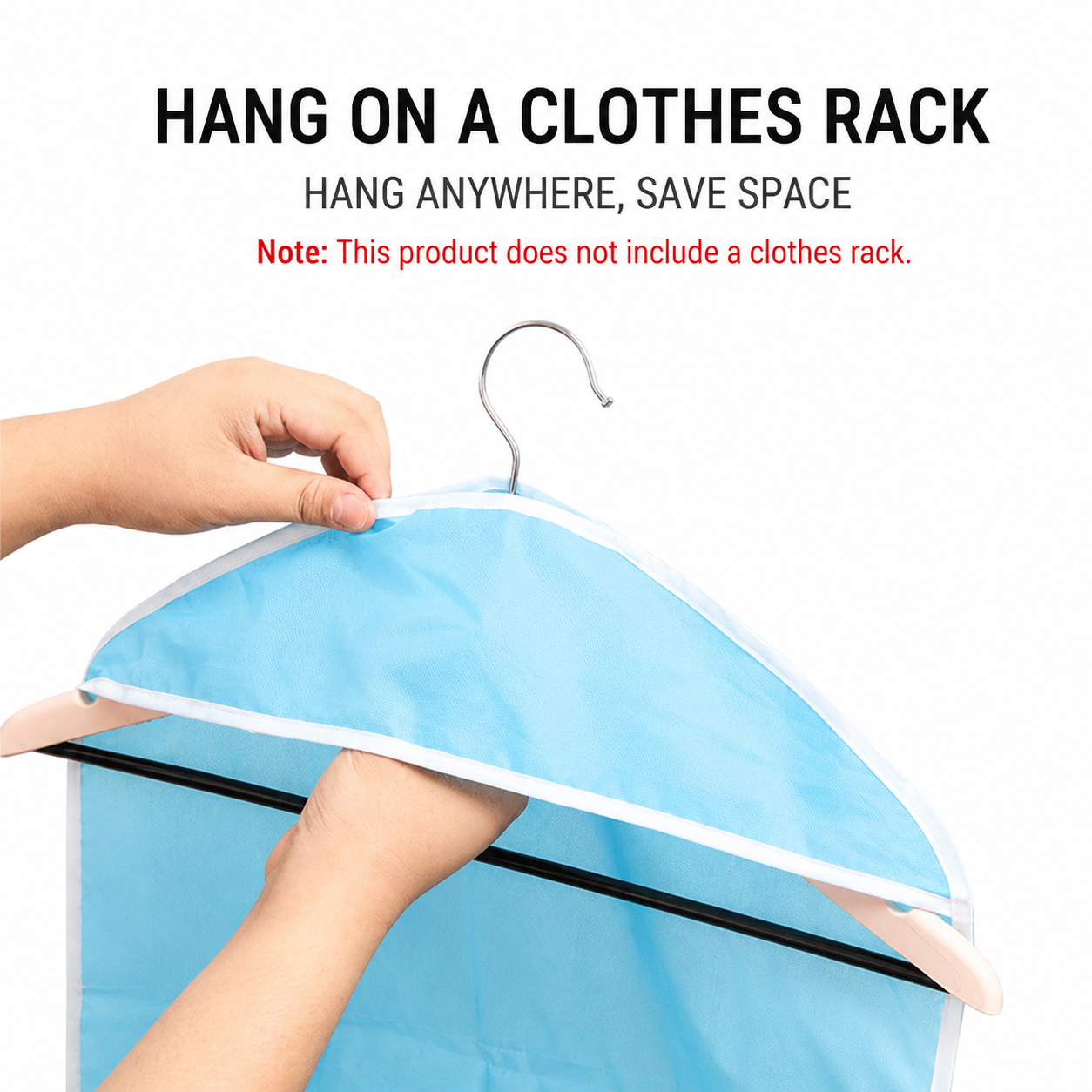 4 Pack Beige Hanging Closet Organizer, Portable 16 Pockets Behind the Door Storage Bag for Underwear, Socks & Small Accessories — image 2