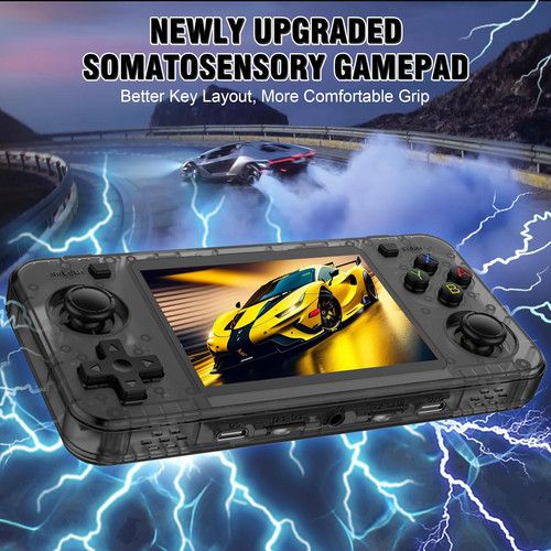 10000+ Games R36H Portable Video Game Consoles Retro Handheld Game Console Black — image 6