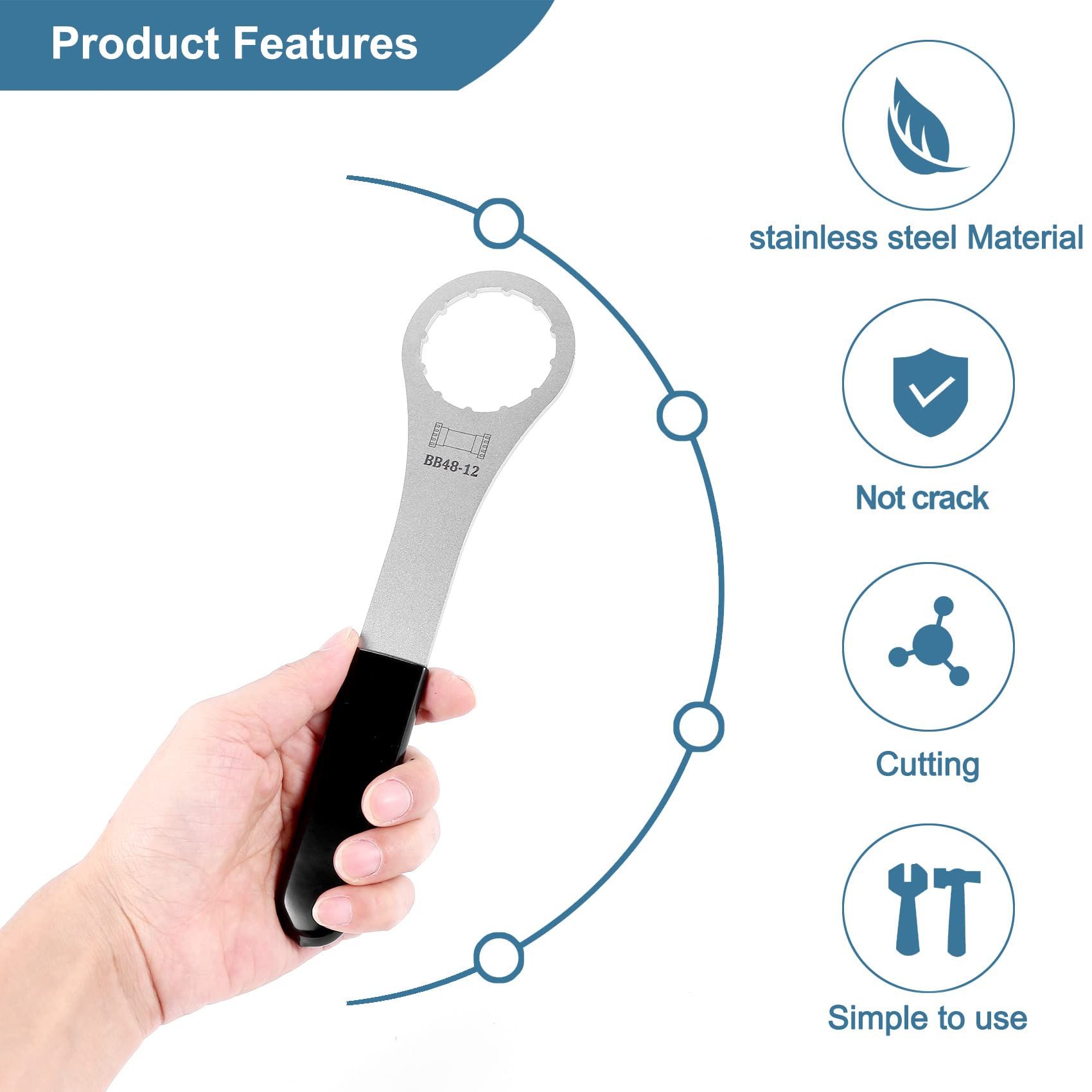 Mountain bike, road bike, center axle disassembly wrench, center axle installation and removal, integrated toothed disc wrench — image 4