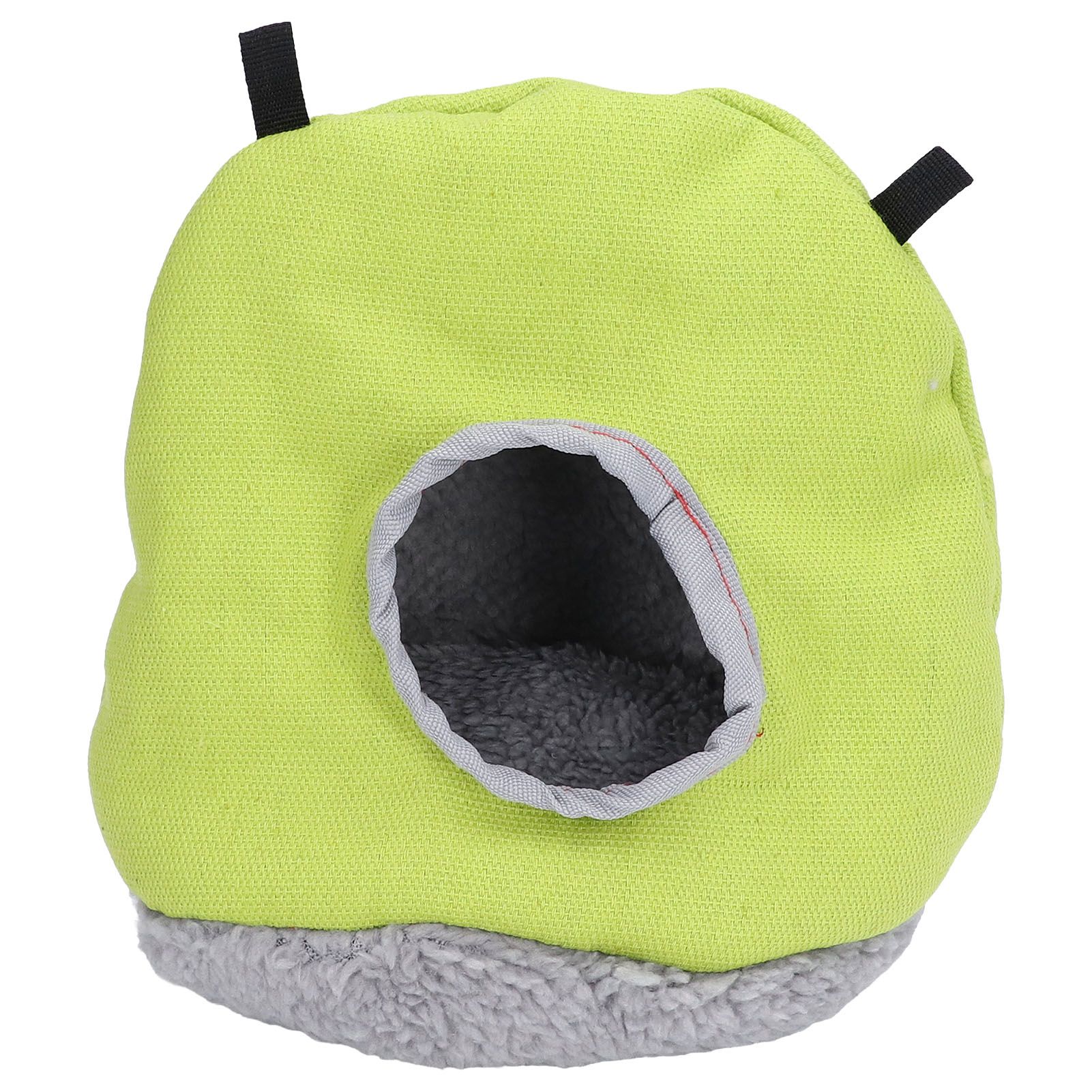 Warm Birdhouse Round Shape Soft Plush Save Space Easy Clean Safety Parrots HouseGreen — image 2
