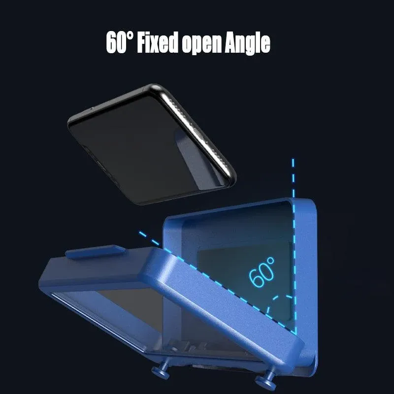 Wall Mounted Phone Holder for Bathroom Shower Waterproof Touch Screen Case - Blue โ image 4