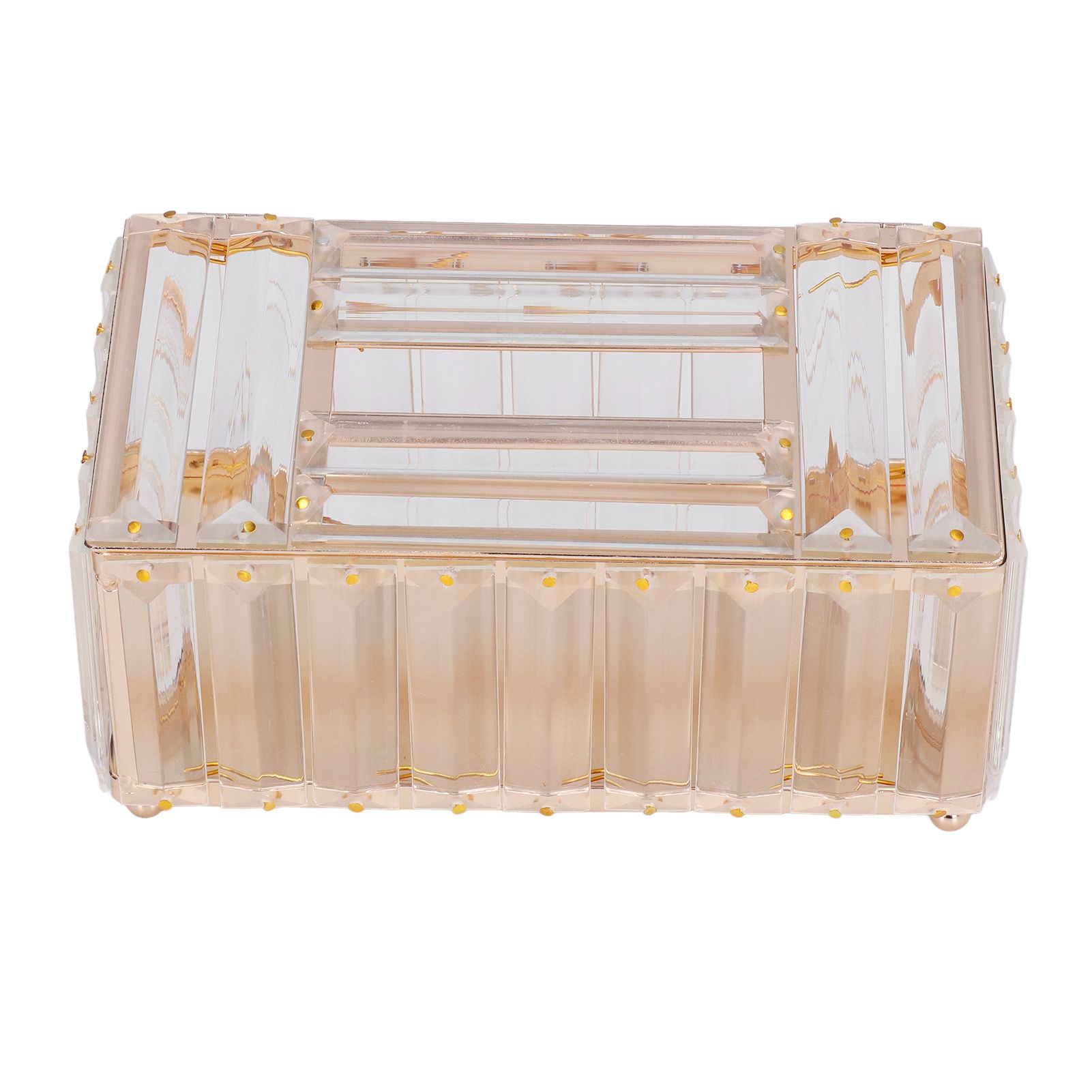 Tissues Box Gold Plating Process Fine Workmanship Simple Fashion Multi Purpose Tissue Storage BoxGold โ image 6