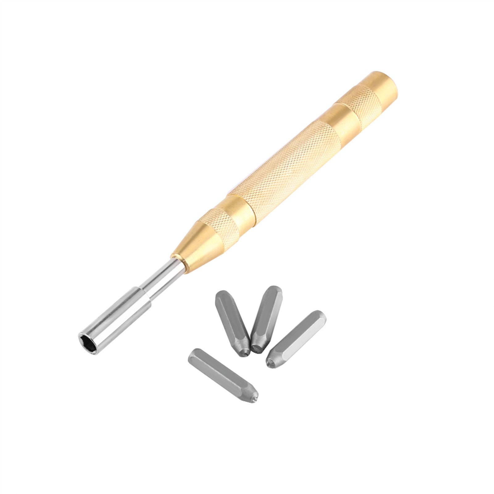 38pc Automatic Letter Number Stamping Metal Punch Stamp Set Tool Kit for Plastics Leather Mark — image 4
