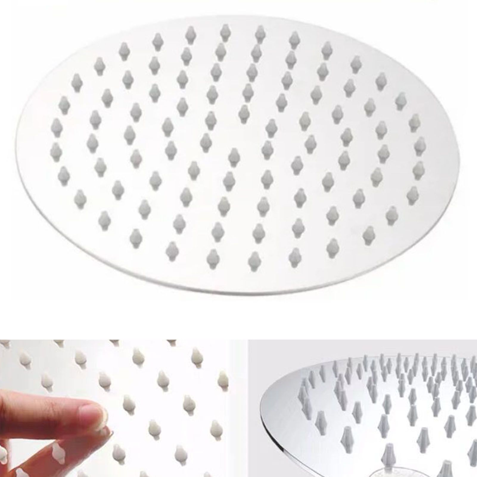 201 Stainless Steel Shower Head 8 Inch High Pressure Rainfall Shower Head for Bathroom Tour โ image 6