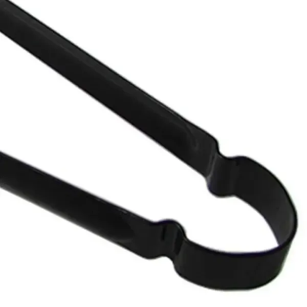 2 Pack Charcoal Tongs Iron Metal Handle Multipurpose Food Clamps for Outdoor Grilling Camping Picnic Fireplace — image 4