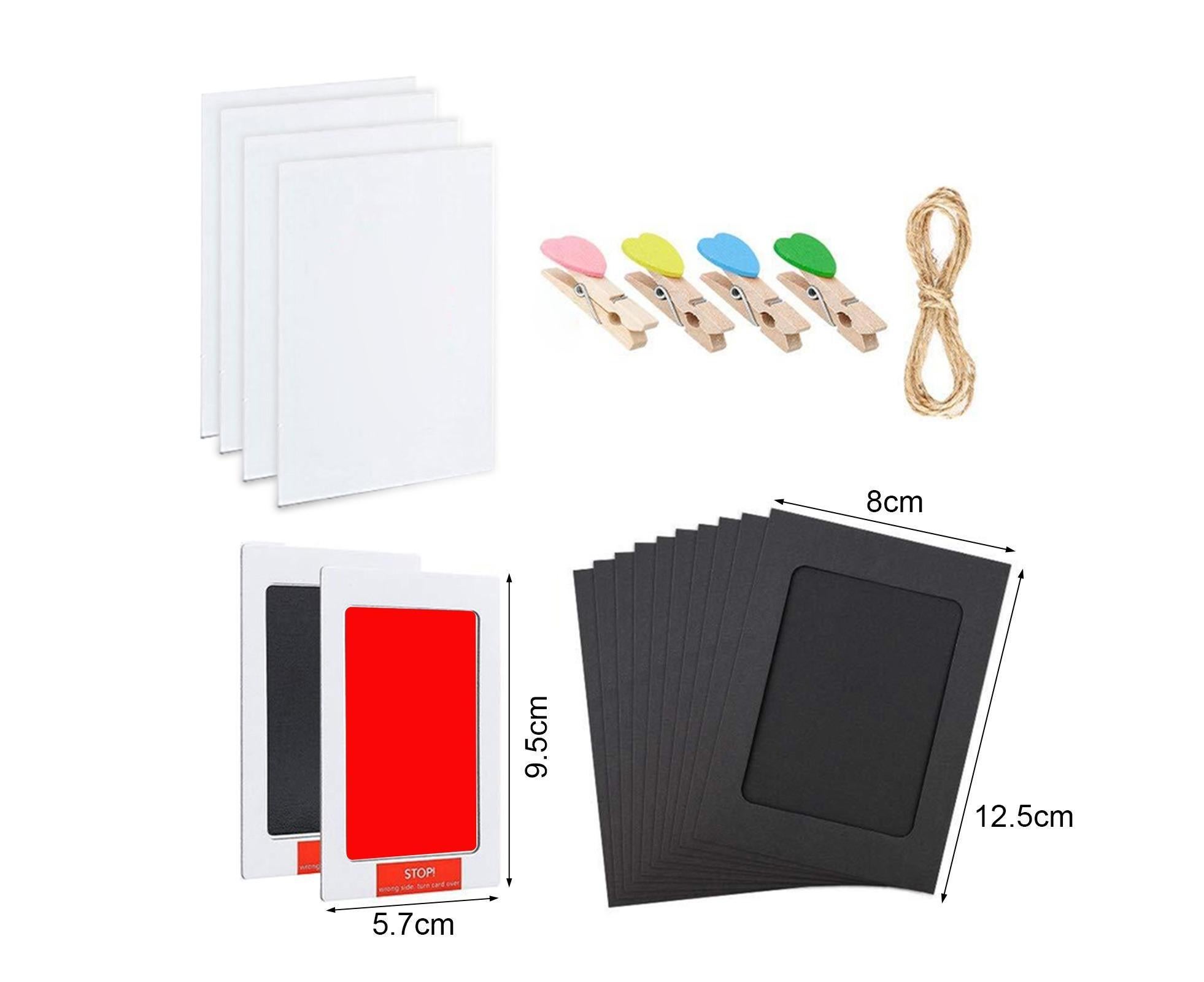 1 Set babies Handprint Pad Wash Free DIY Multi-purpose Pet Footprint Photo Frame with Ink Photography Prop — image 2