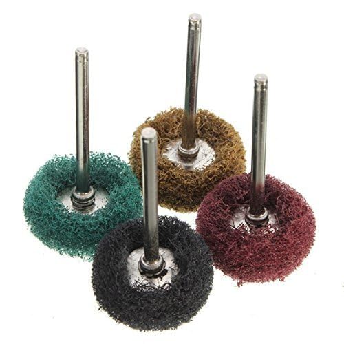 40 Pack 1 inch Abrasive Wheel Buffing Polishing Wheel Set for Rotary Tool - with 1/8" Shank (25mm) โ image 4