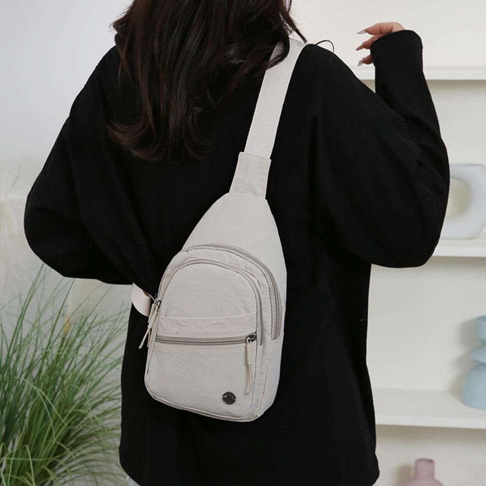 Sling Bag for Women Sling Backpack Chest Daypack Crossbody Bag - White — image 5