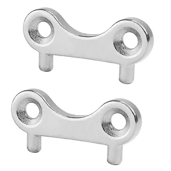 2 pcs Marine Boat Tank Cap Wrench Stainless Steel Gasoline Water Fuel Tank Filling Tool Marine Yacht Boat, Silver Color — image 3