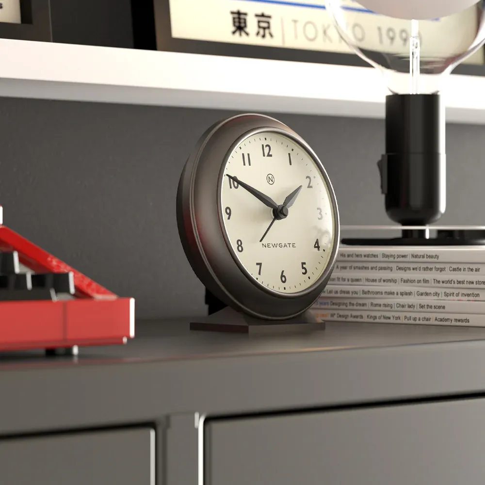 Newgate Pacific Mantel Clock-Graphite — image 4