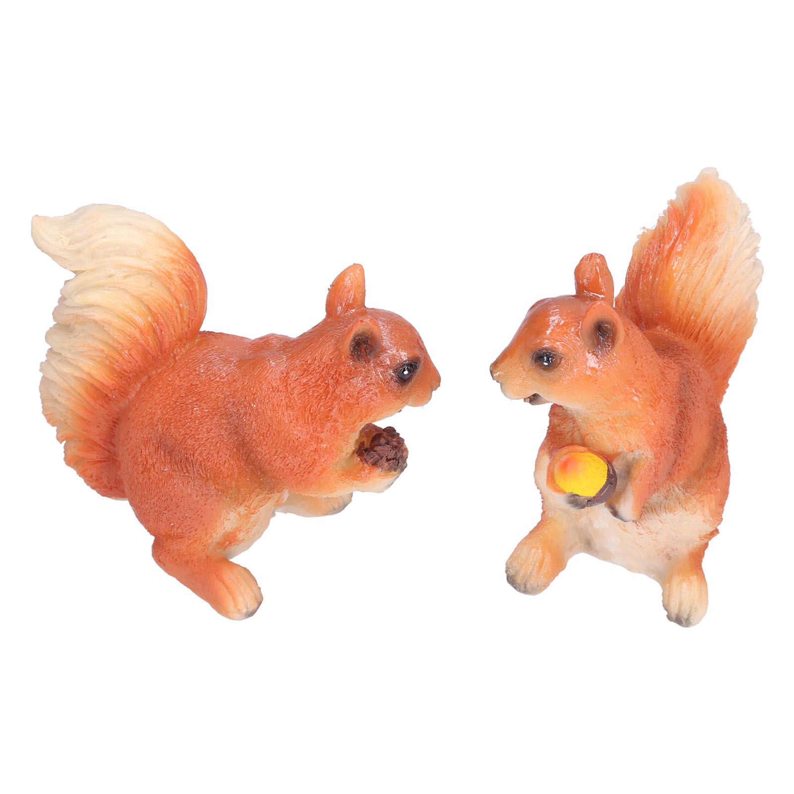 Resin Animal Squirrels Model Cartoon Squirrels Shaped Statue Decoration Synthetic Resin Micro Landscape Crafts for Home Garden Terrace YardStyle 2 — image 6