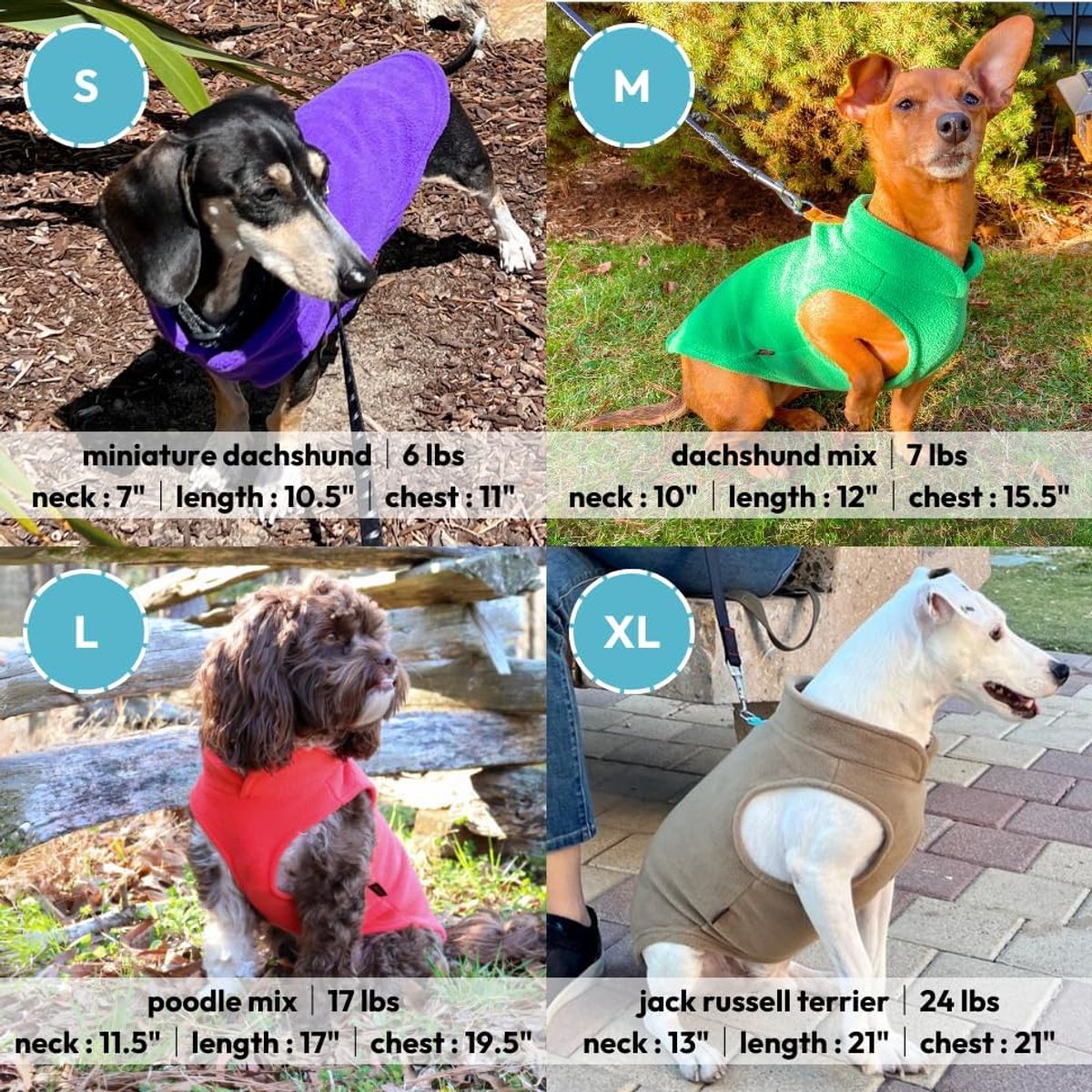 Dog Coat - Fleece Dog Vest - Winter Dog Sweater - Warm Dog Coat - Leash with O-Ring - Perfect for Small and Medium Dogs - Red - Size S — image 2