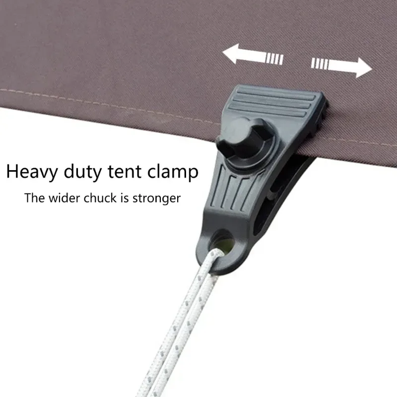 10Pcs Tarp Clips Lock Grip Tarp Clamps Pool Cover Clips Tent Fasteners Holder for Awnings Outdoor Camping β image 5