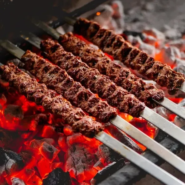 Kebab Maker Press Manual Grill Skewer Mold for BBQ Camping and Garden Parties, for Home Cooking, Baking and Everyday Food Preparation, 28 cm — image 6