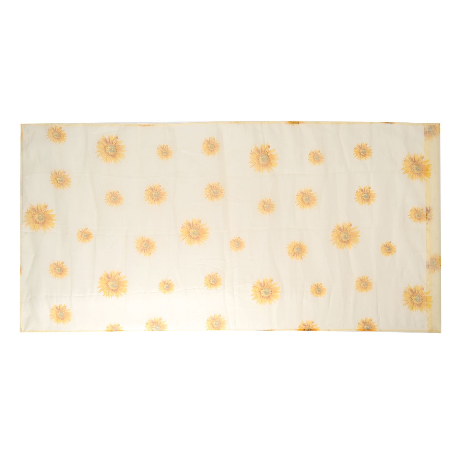 Sheer Curtain Sunflower Pattern Transparent Balcony Window Curtains Decor for Bedroom Living Room — image 5
