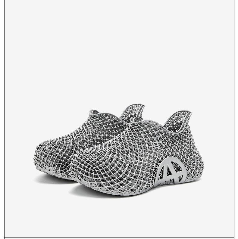 3d Printed Running Shoes Lightweight Running Shoes Breathable Sneakers Custom - Beige - Size 8(AU8/EU39) โ image 5