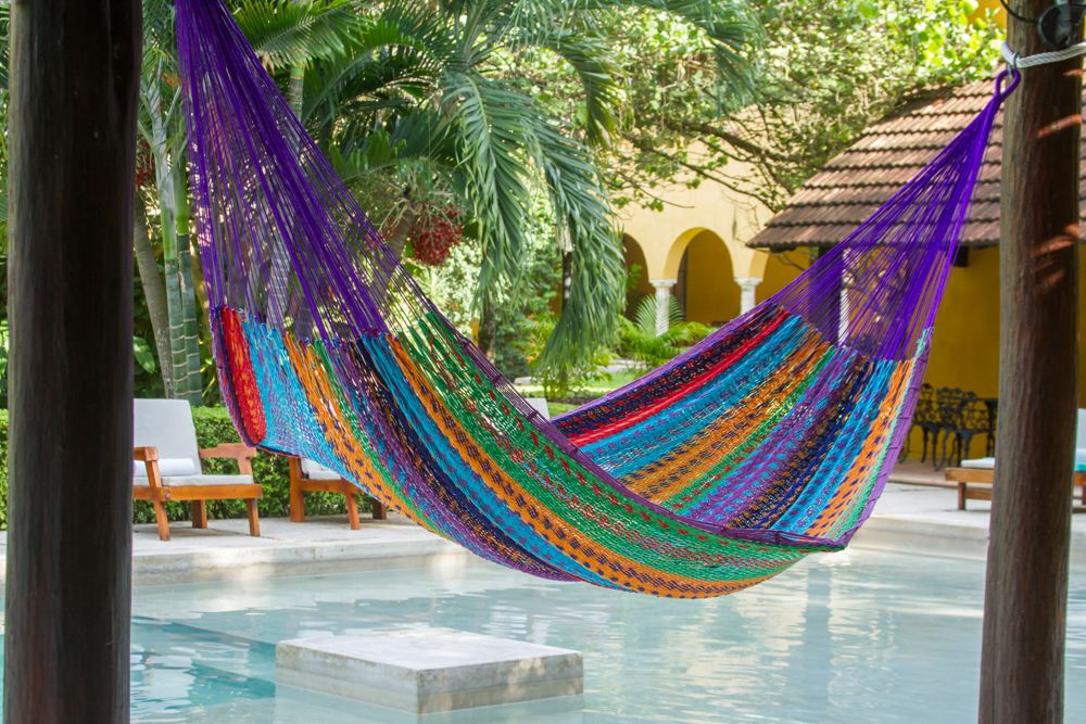 Outdoor undercover cotton Mayan Legacy hammock King size Colorina โ image 2