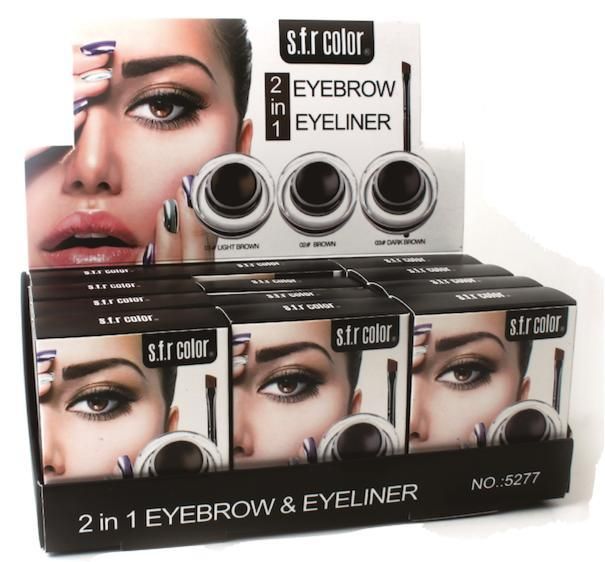 Eyebrow Pomade Dark Brown 2in1 Eyeliner — image 3