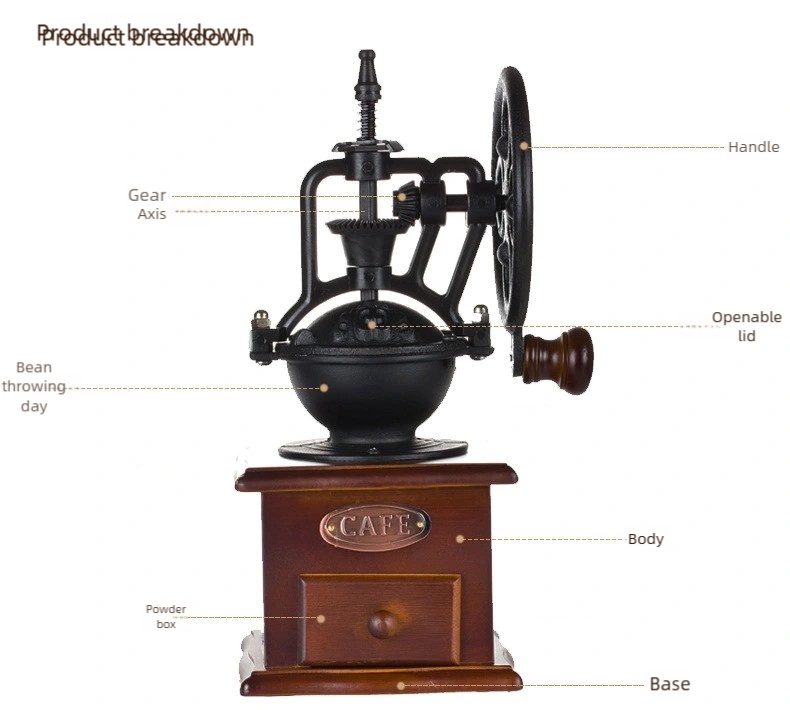 Manual Coffee Bean Grinder(brown) โ image 5