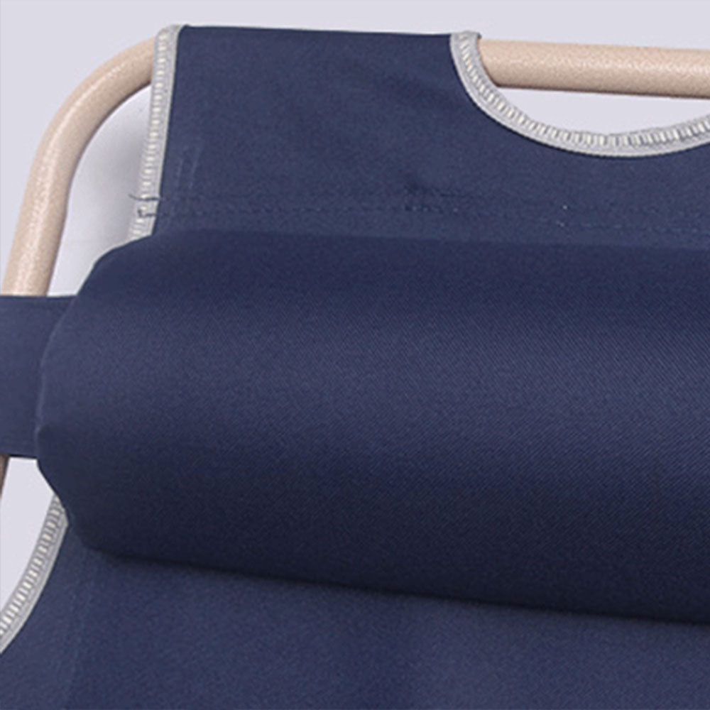 Reclining Sun Beach Deck Lounge Chair Outdoor Folding Camping Fishing Arm Rest - navy — image 4