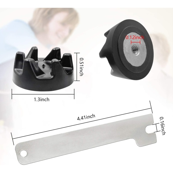 6 pcs Mixer Rubber Coupling Gear for Kitchenaid 9704230 โ image 5