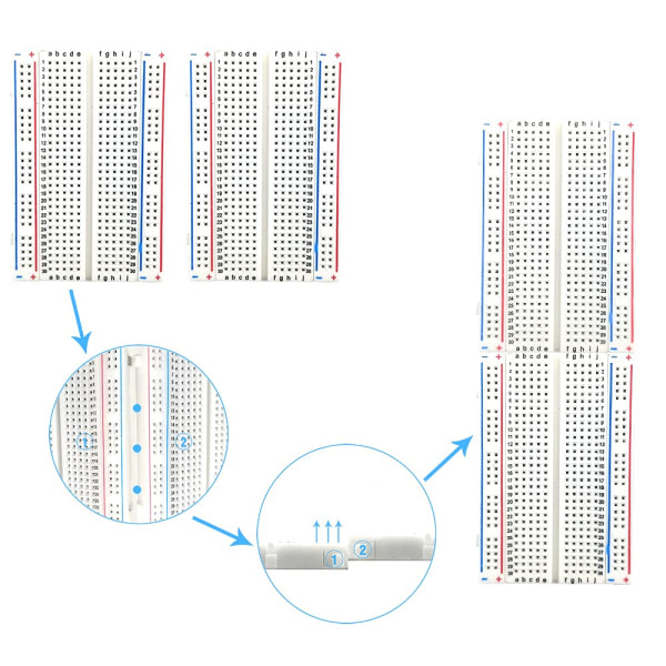 Breadboard/Mini Breadboard/Experiment Board 400 holes long — image 4