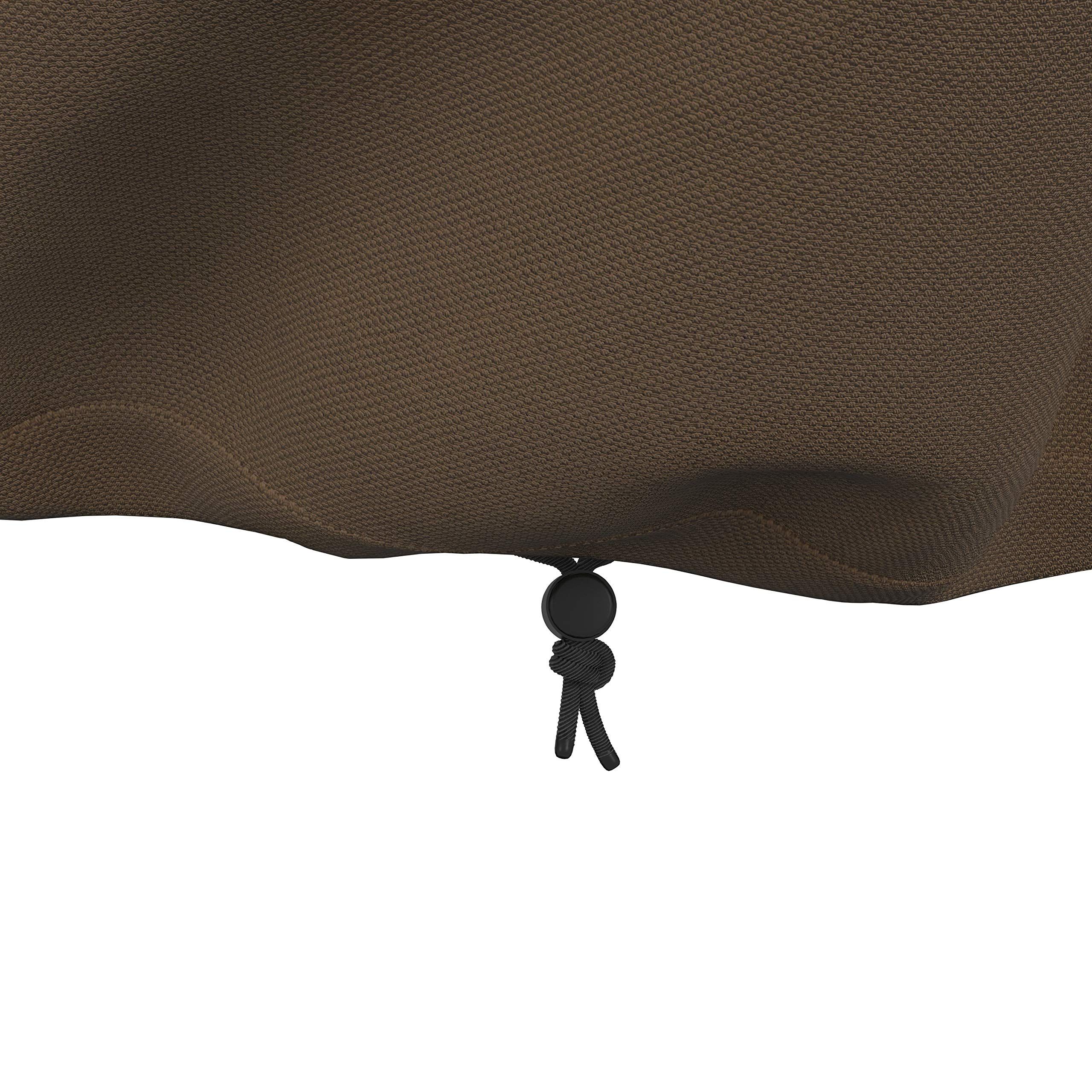 Gas Grill Barbecue Cover, Medium, Beige Tough interlocking seams provide enhanced strength โ image 5