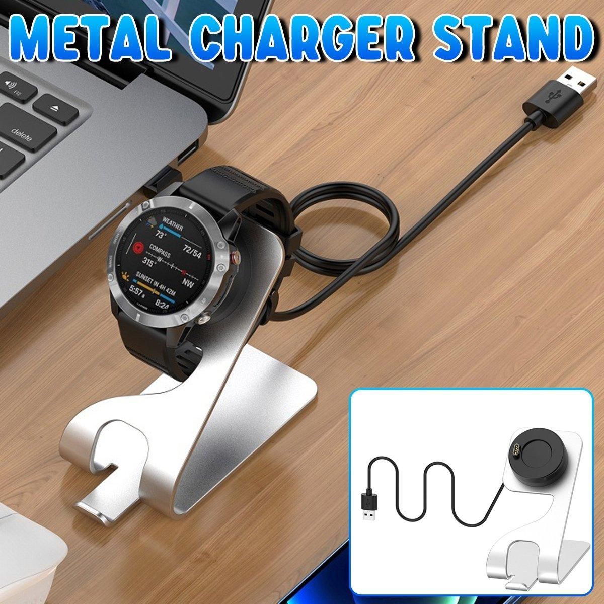 Watch Charger Dock for Garmin Fenix 7 / Fenix 7S USB Charging Cable Stand Bas