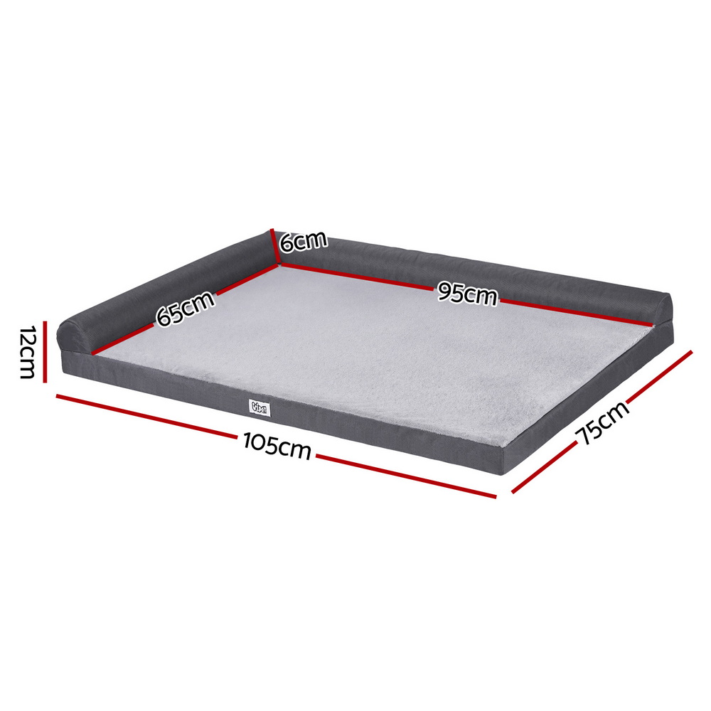 i.Pet Pet Bed Plush Soft Cushion Egg Crate Large Sofa Platform Removable Washable โ image 2