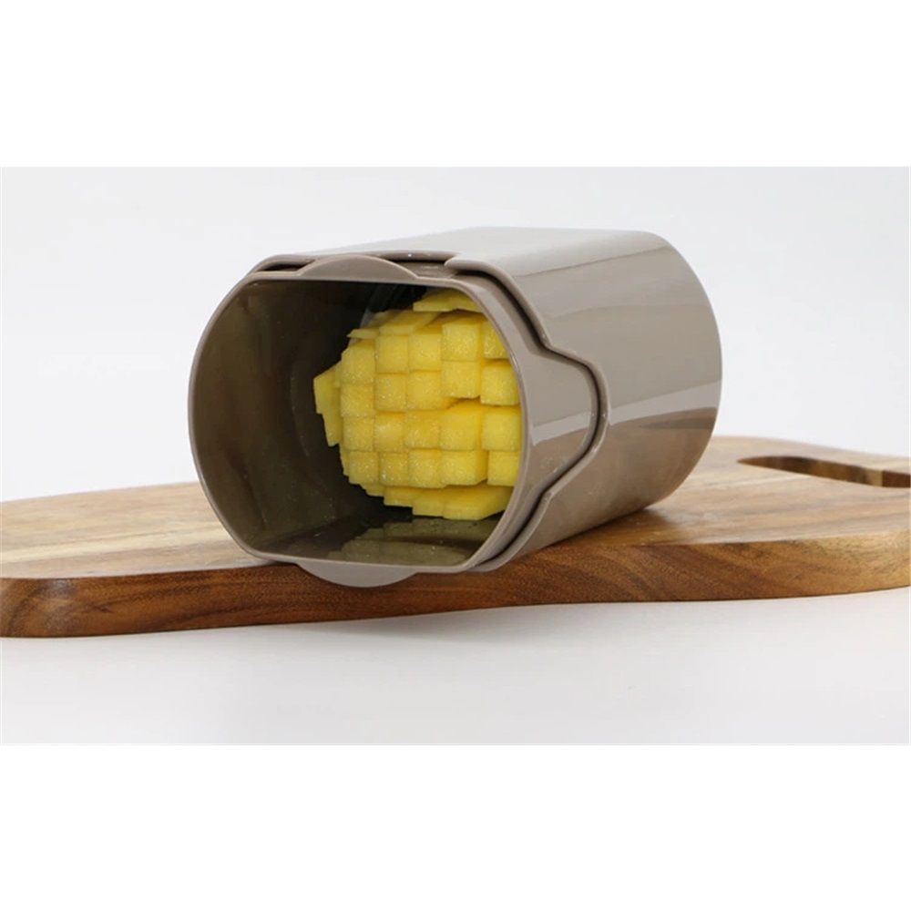 Potato slicer, sweet potato, radish, melon, fruit, and taro slicer. French fries are often cut using kitchen tools(brown) — image 3
