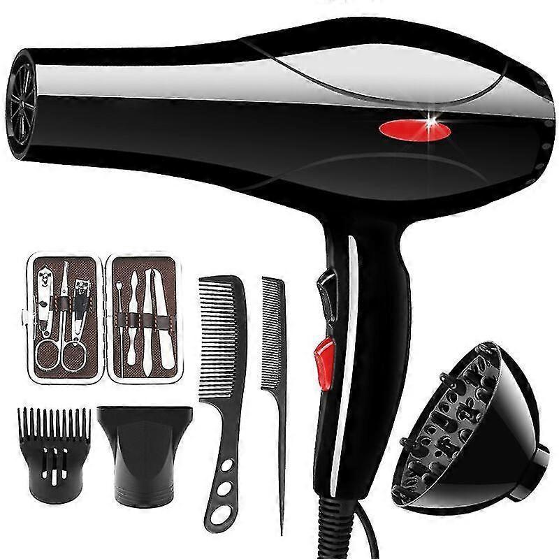 Household Hair Dryer Hot & Cold Thermostatic Black Set โ image 5
