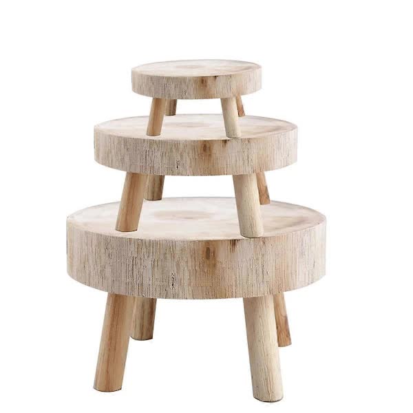 Wooden Plant Stand Bonsai Display Holder Indoor Outdoor Garden Decor โ image 2