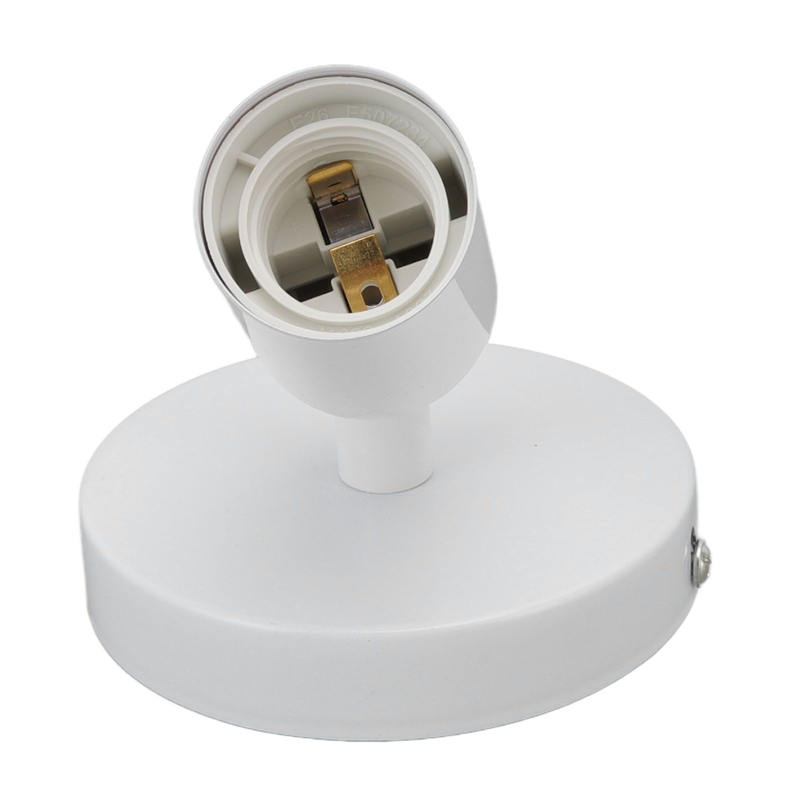 E26 E27 Wall Lamp Holder Modern Simple Wall Lamp Base for Bedroom Living Room Showcase 85โ265V White โ image 6