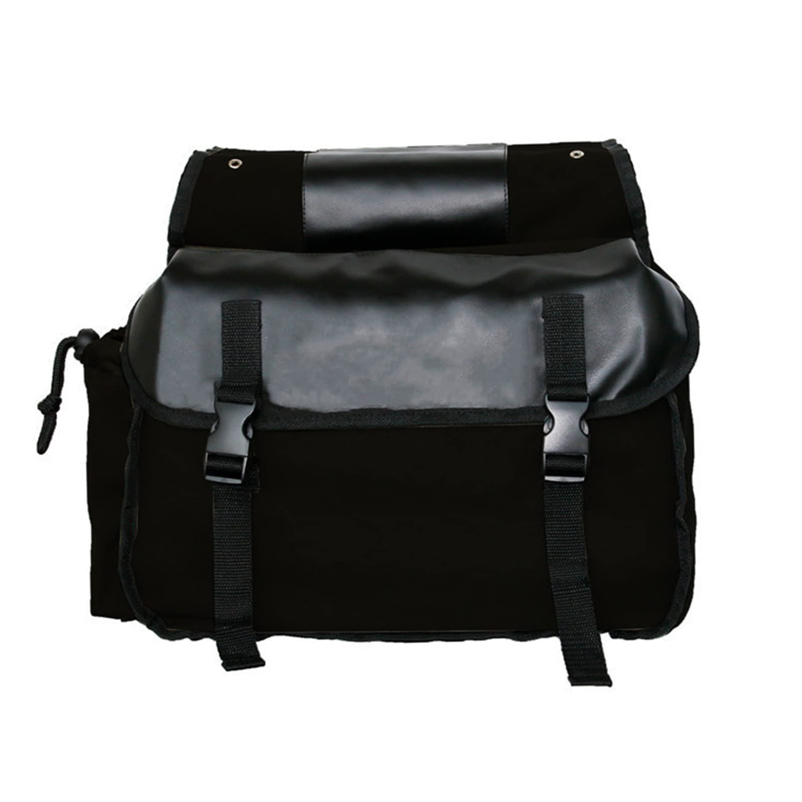 Motorcycle Saddle bags, Waterproof motorcycle saddlebags, Motorcycle Saddlebag Side Tool Bags Cycling Luggage Bag Riding Travel Canvas Waterproof (Black) β image 2