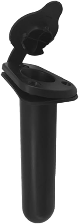 4pc Kayak Fishing Rod Holder - Plastic Flush Mount Boat Holders with Cap Cover for Canoe and Tackle Accessory — image 4